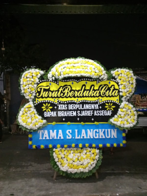 Papan Bunga Duka di Mangkunegara