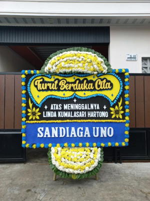 Papan Bunga Duka di Mangkunegara