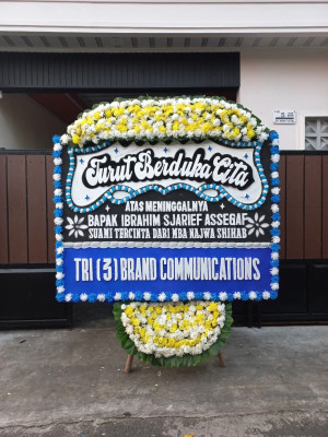 Papan Bunga Duka di Mangkunegara
